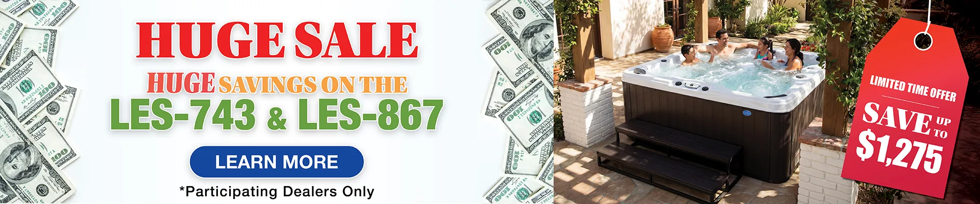 Calspas hot tub being used in a family setting - San Clemente