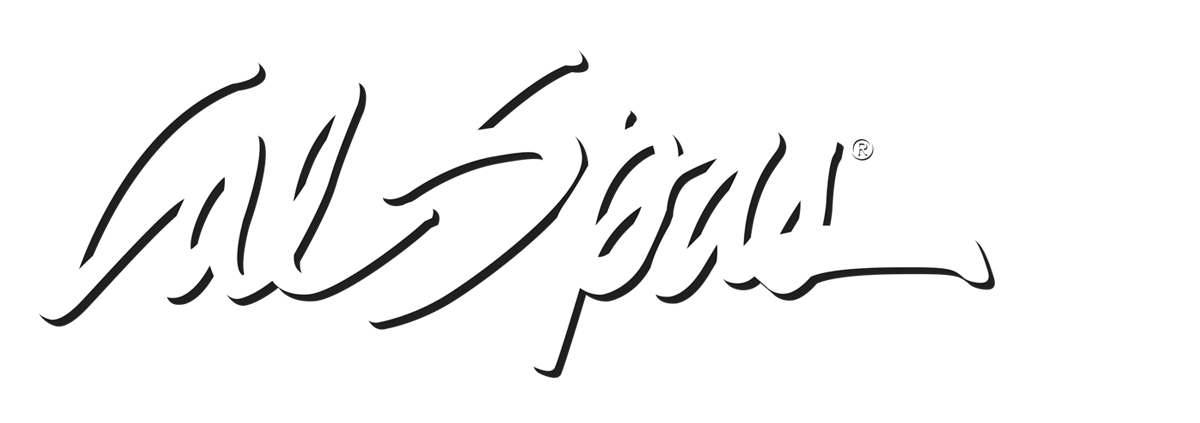 Calspas White logo hot tubs spas for sale San Clemente
